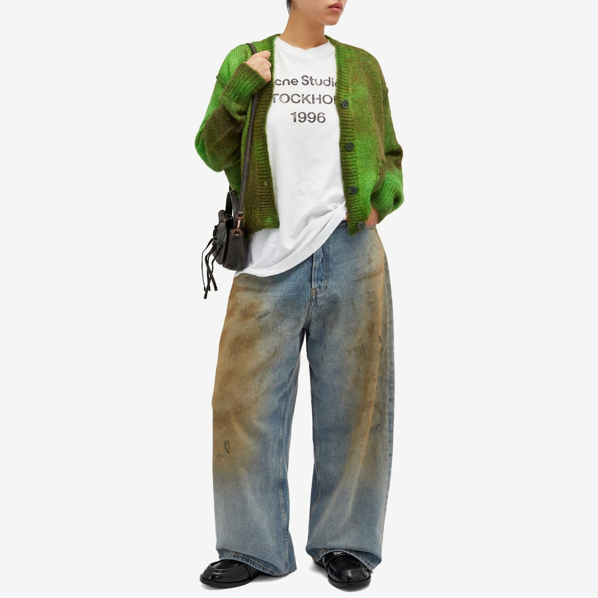 Acne Studios Women's Knit in Bright Green Acne Studios
