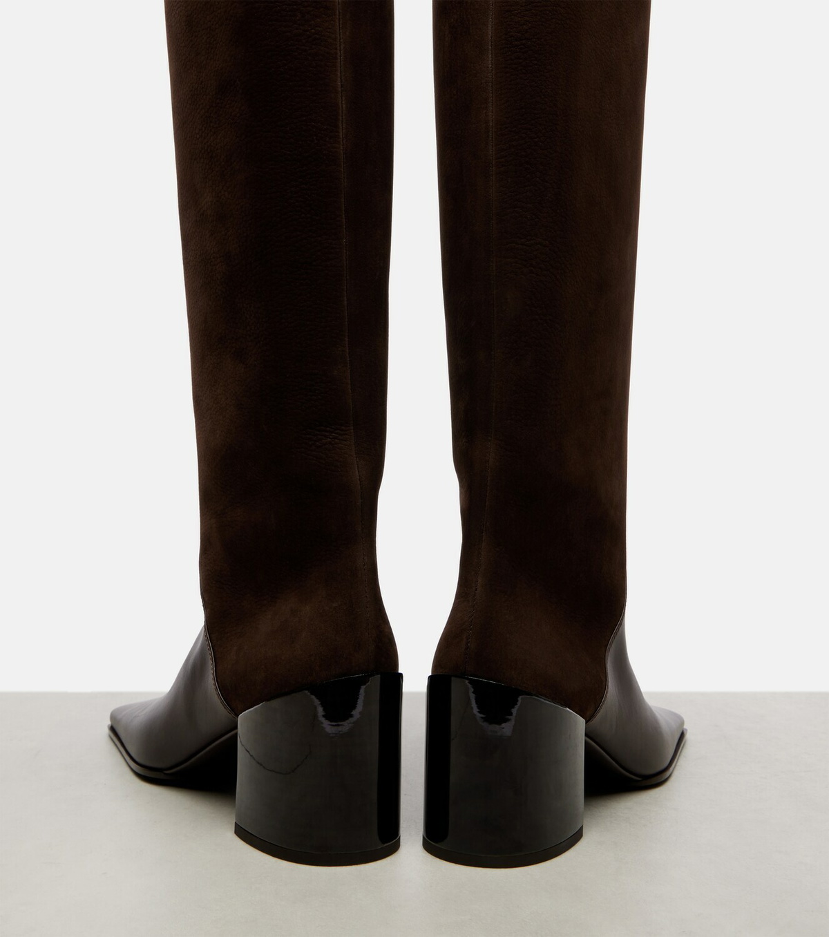 Alaïa 55 leather knee-high boots