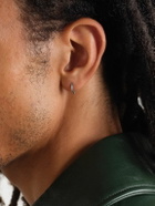 Mateo - White Gold Single Hoop Earring