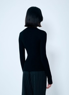 Jean Paul Gaultier Rib Sweater With Transparent Panels