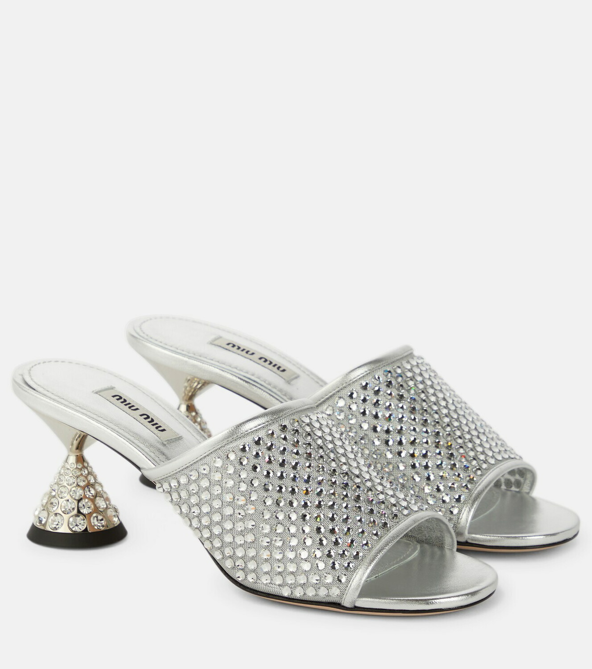 Miu Miu Crystal-embellished sandals Miu Miu