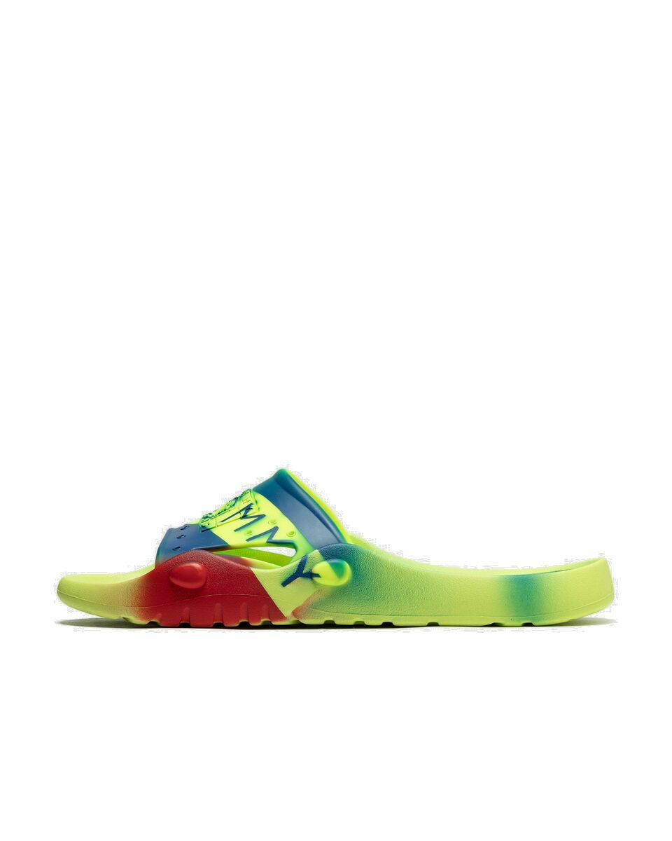 Tommy Jeans x Aries Heritage Pool Slide in Safety Yellow