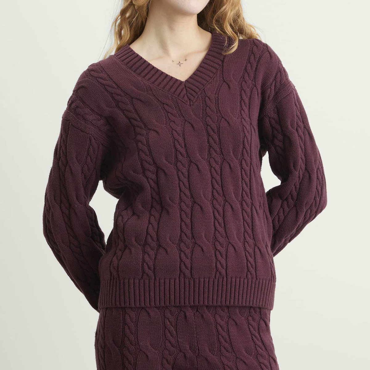 4th & Reckless Women's Jordan Jumper in Burgundy