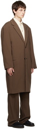 LEMAIRE Brown Chesterfield Coat