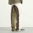 Story mfg. Men's Hand Applique Poetry Pants in Rainbow Patchwork