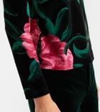 La DoubleJ Floral turtleneck top