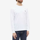 Paul Smith Men's Long Sleeve Zebra Logo T-Shirt in White