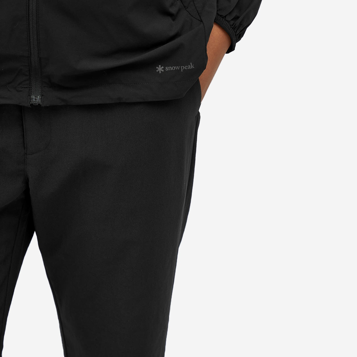 Snow Peak Women's Light Poplin Trousers in Black