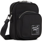 Maison Kitsuné Black Nylon Crossbody Bag