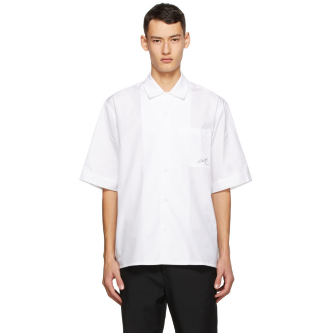 OAMC White Kurt Short Sleeve Shirt OAMC