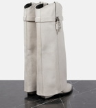 Givenchy Shark Lock Cowboy leather knee-high boots