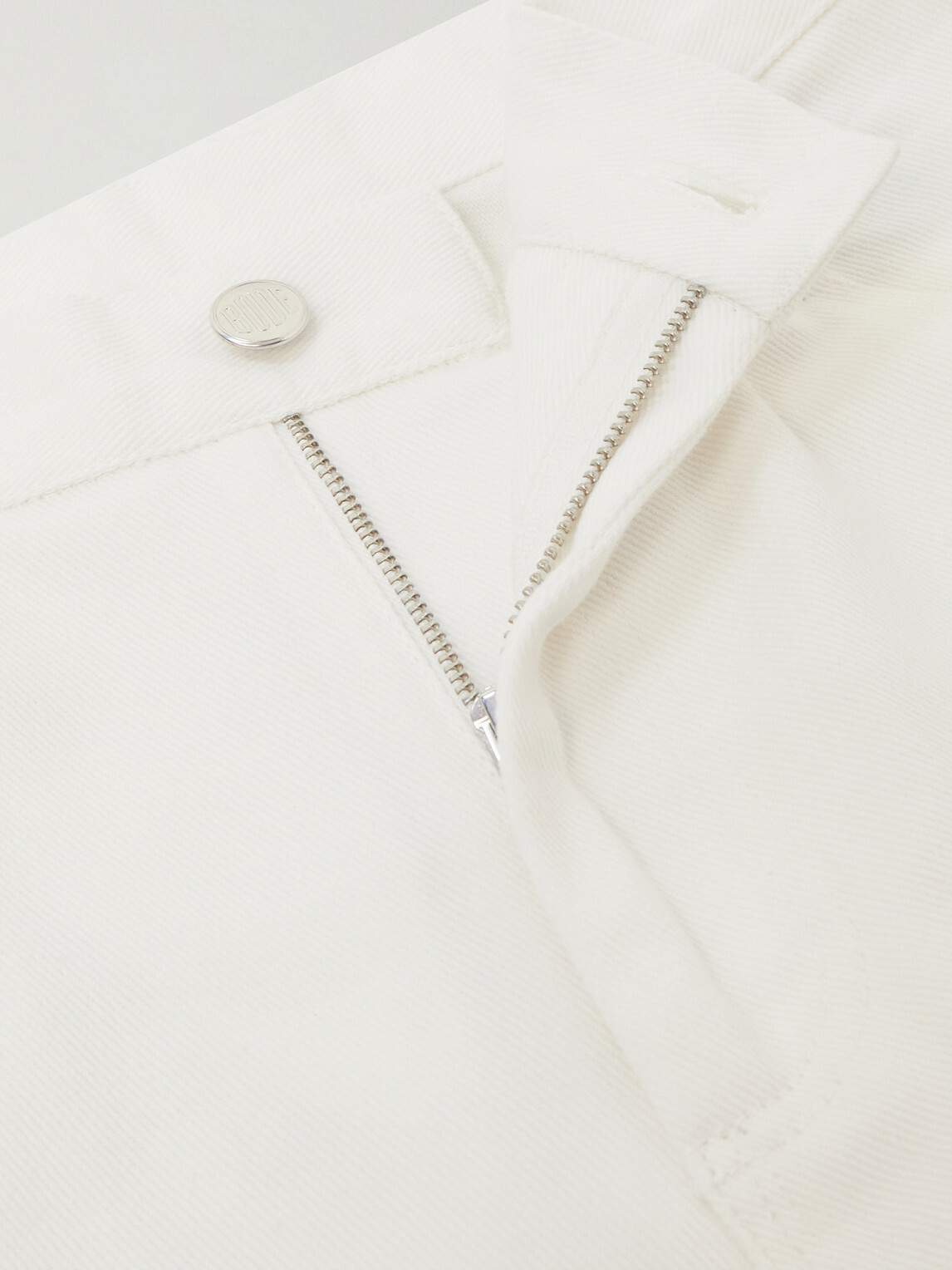 BODE - Knolly Brook Straight-Leg Cotton-Twill Trousers - White