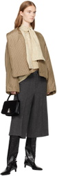 UMBER POSTPAST Gray Wool Bermuda Shorts