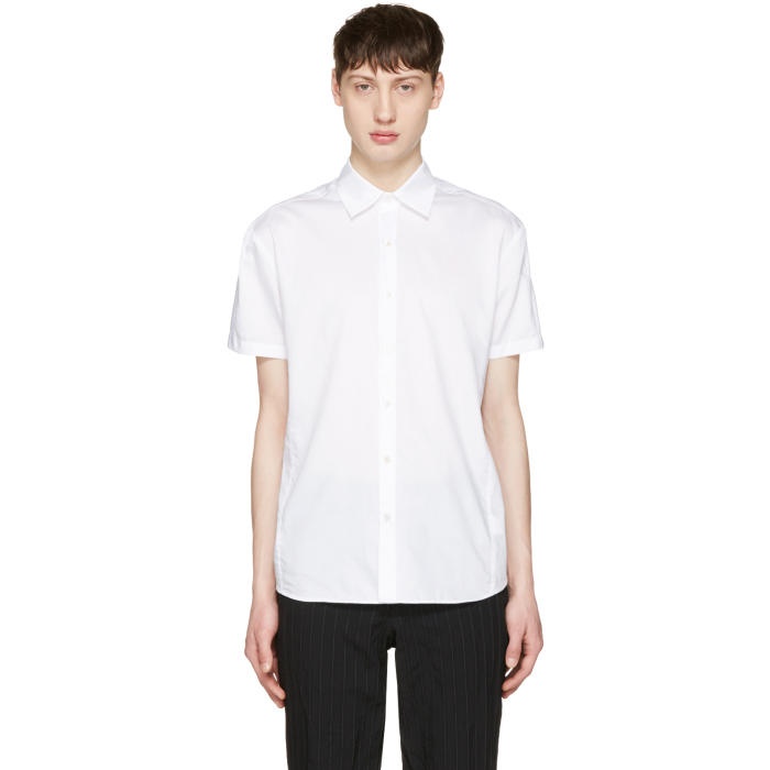 Photo: Curieux White Pleated Back Shirt