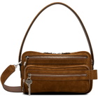Acne Studios Brown Camero Party Suede Bag