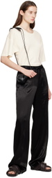 Jil Sander Black Mini Dumpling Bag