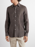 Thom Sweeney - Linen Shirt - Brown