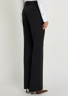 Balmain Straight-leg Wool Trousers Black