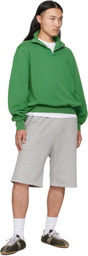 Les Tien Gray Heavyweight Utility Shorts