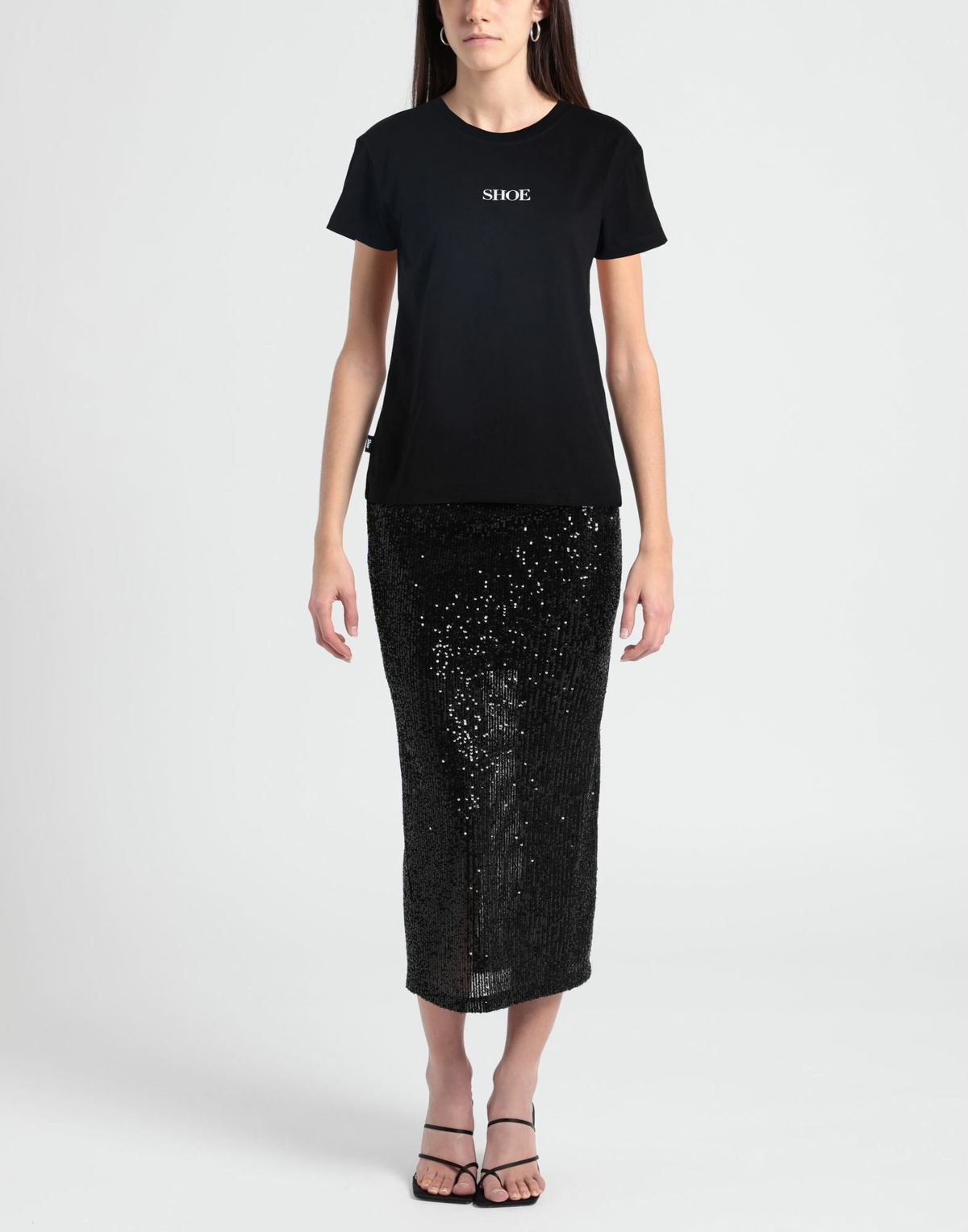 Shoe Womens T-shirt in Black