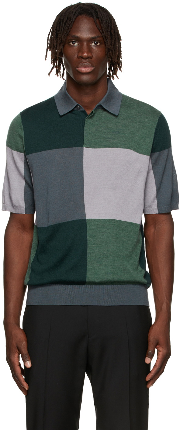 paul smith green polo shirt