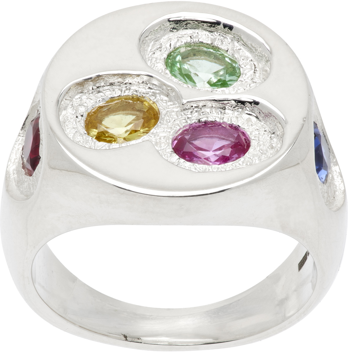 Bleue Burnham Oval Chloroplast Signet Ring