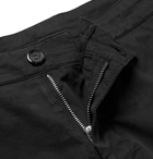 Canali - Cotton-Blend Twill Shorts - Black