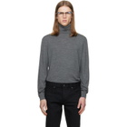TOM FORD Gray Fine Gauge Pure Wool Turtleneck