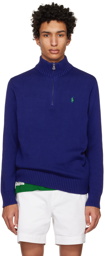 Polo Ralph Lauren Navy Half-Zip Sweater