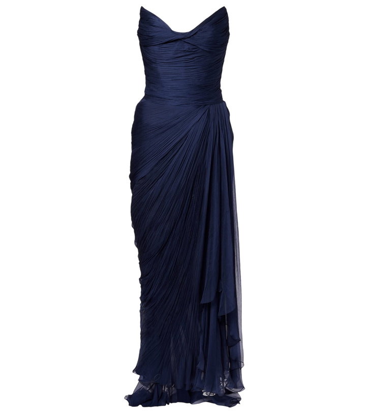Photo: Maria Lucia Hohan Heidi ruched silk corset gown