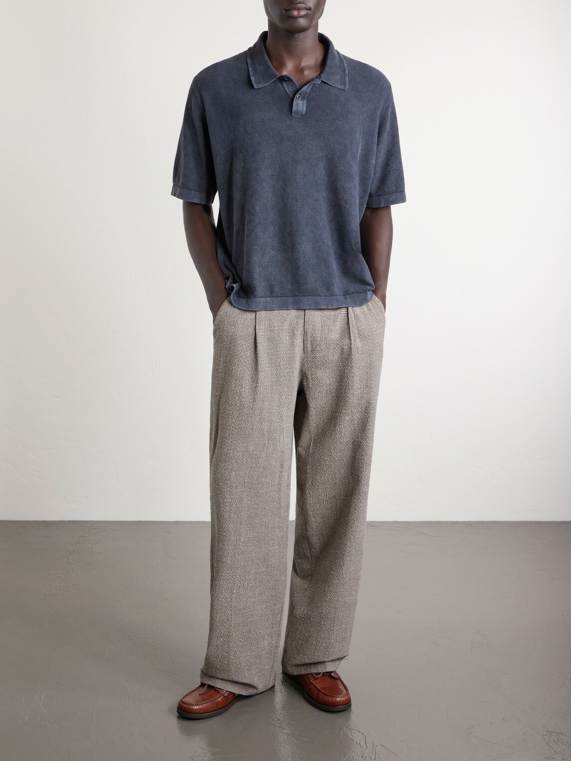 Corridor - Cotton-Piqué Polo Shirt - Black