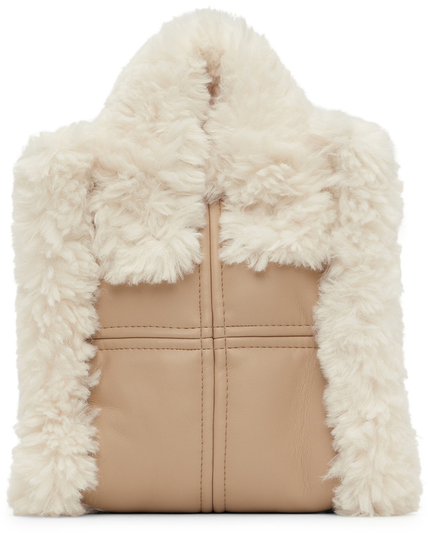 Stand Studio Kids Beige & Off-White Lizzie Bag