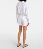 Heidi Klein White Bay linen shorts