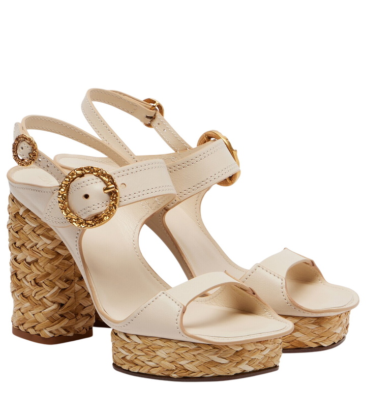 Photo: Zimmermann Talia leather slingback sandals