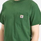 Randy's Garments Men's Logo Pocket T-Shirt in Dark Green