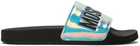 Moschino Multicolor Logo Pool Slides