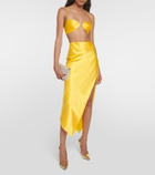 The Sei Silk satin bra top