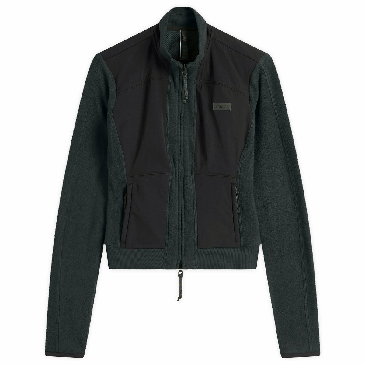 SKIMS Women's Lounge Fleece Zip Up Jacket in Dark Teal