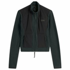 SKIMS Women's Lounge Fleece Zip Up Jacket in Dark Teal