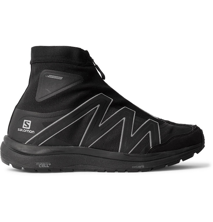 Photo: And Wander - Salomon Rubber-Trimmed Ripstop Sneakers - Black