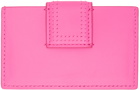 Jacquemus Pink 'Le Porte Carte Bambino' Card Holder