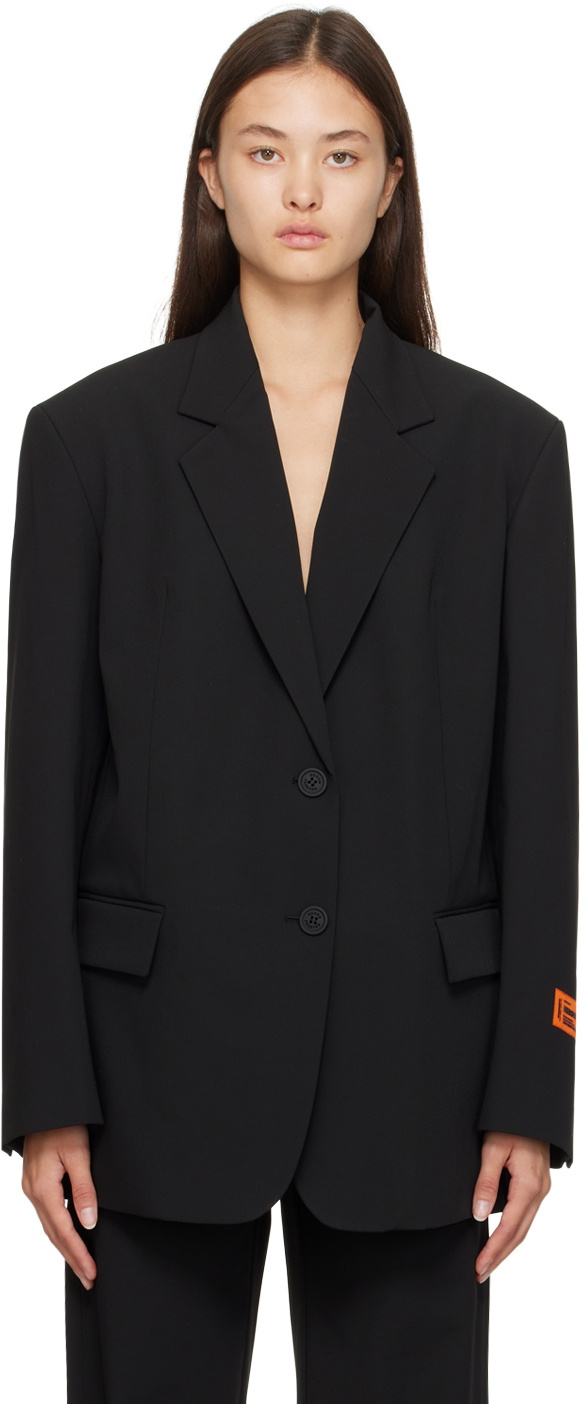 Heron Preston Black Cutout Blazer Heron Preston