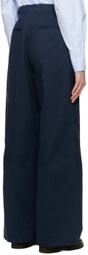 Mark Kenly Domino Tan Navy Pemina Trousers
