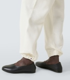 God's True Cashmere Linen sweatpants with amethyst