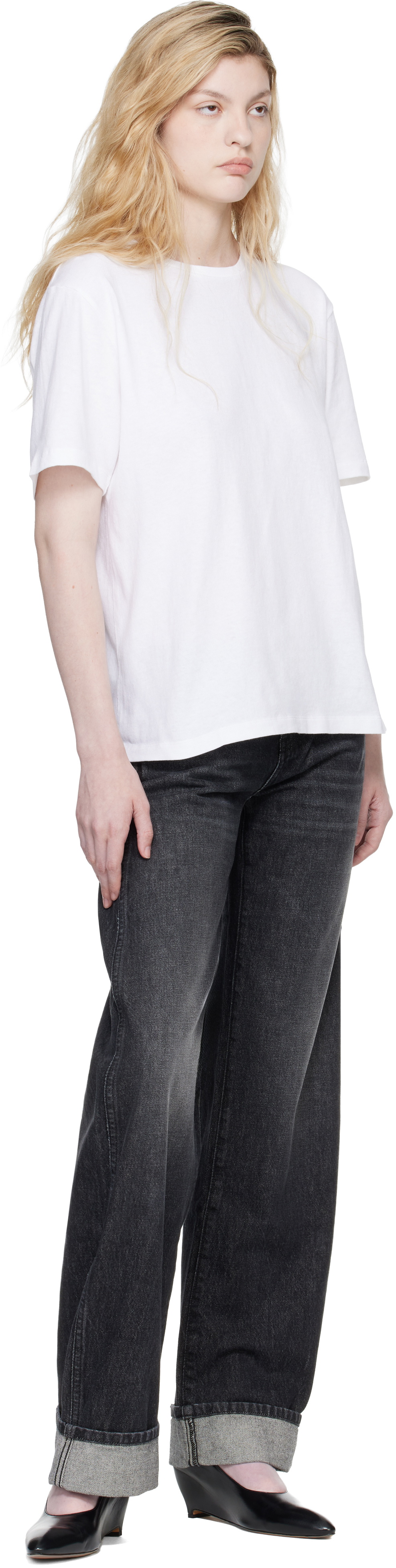 KHAITE Black Karo Jeans