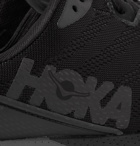 Hoka One One - Elevon 2 Rubber-Trimmed Mesh Sneakers - Black