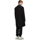 Balenciaga Black Washed Double-Breasted Coat