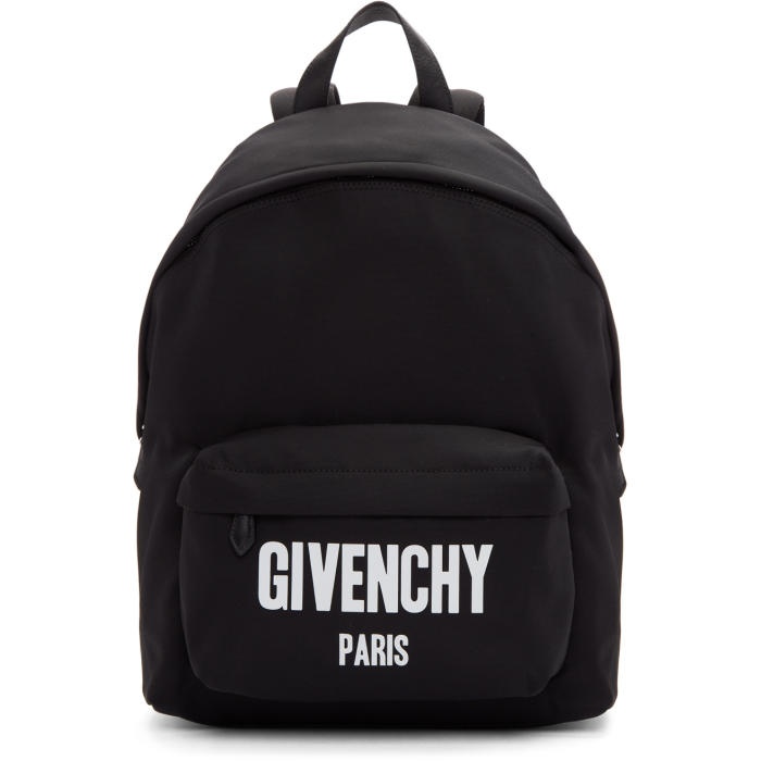 Photo: Givenchy Black Logo Urban Backpack