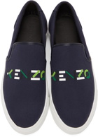 Kenzo Navy Skate Slip-On Sneakers