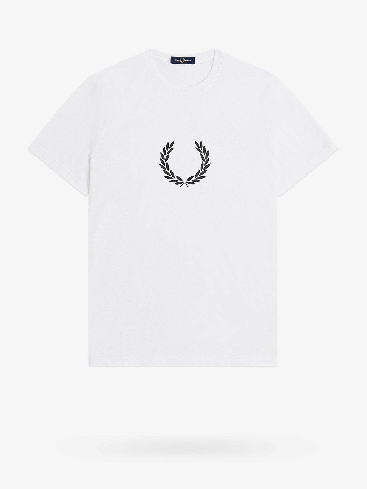 Tシャツ・カットソー FRED PERRY Men T-shirt White M9908 129 Crew Neck T-Shirt - Snow White | Men's T-Shirts | Designer T